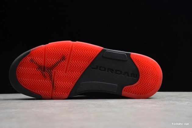Jordan 5 90 Air red Retro Low mens  black Alternate 819171-001 0809